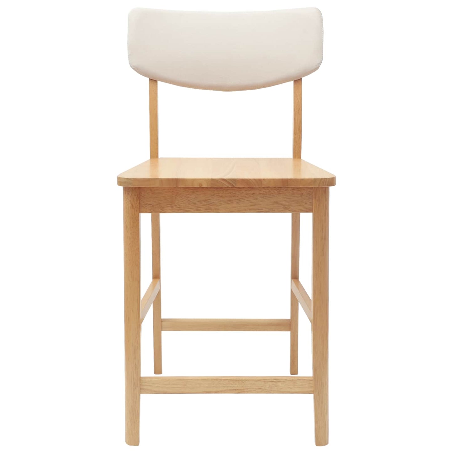 Eettafelstoelen 2 pcs Naturel 48 x 49 x 95 cm