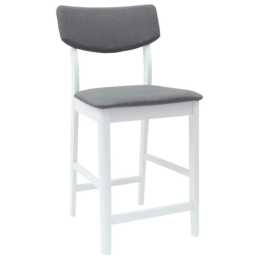 Eettafelstoelen 2 pcs Wit 48 x 49 x 95 cm Massief Rubberhout