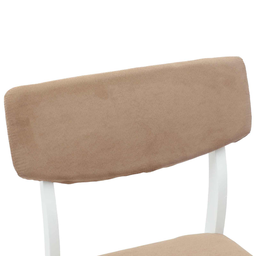 Eettafelstoelen 2 pcs Wit 48 x 49 x 95 cm Massief Rubberhout