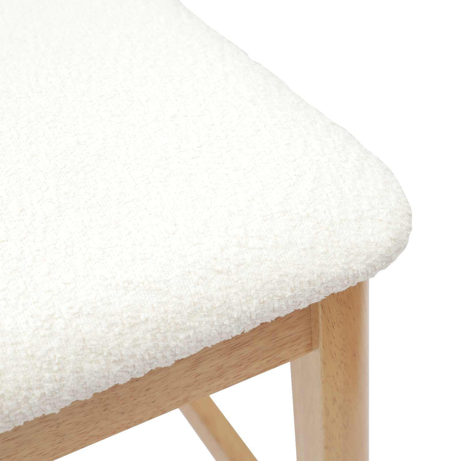 Eettafelstoelen 2 pcs Naturel 48 x 49 x 95 cm
