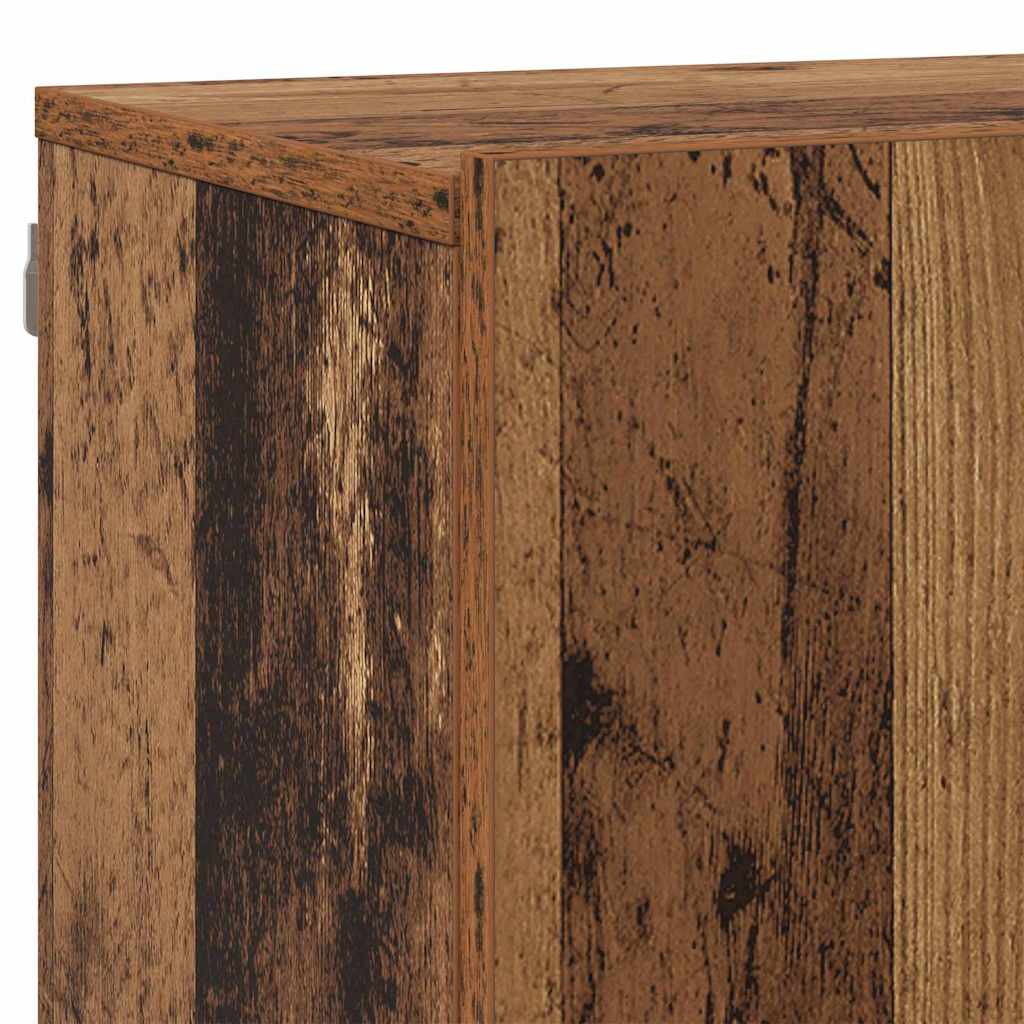 TV Eenheden Wandgemonteerd 6 pcs Oud hout Bewerkt hout