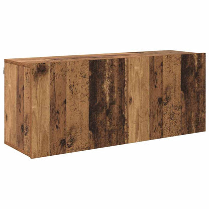 TV Eenheden Wandgemonteerd 6 pcs Oud hout Bewerkt hout