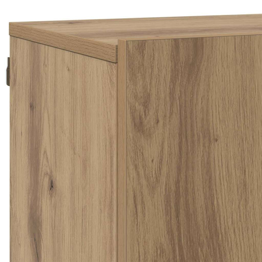 TV Eenheden 6 pcs artisanaal eikenkleurig Bewerkt hout