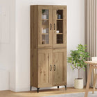 Tall cabinet Artisan Oak 69.5 x 34 x 180 cm Engineered wood