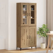 Hoge kast Artisan Eiken 69,5x34x180 cm bewerkt hout