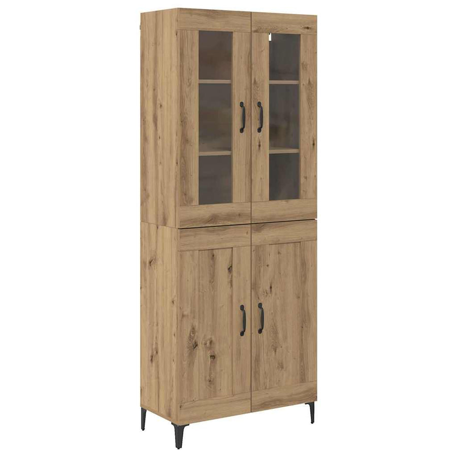 Hoge kast Artisan Eiken 69,5 x 34 x 180 cm Bewerkt hout