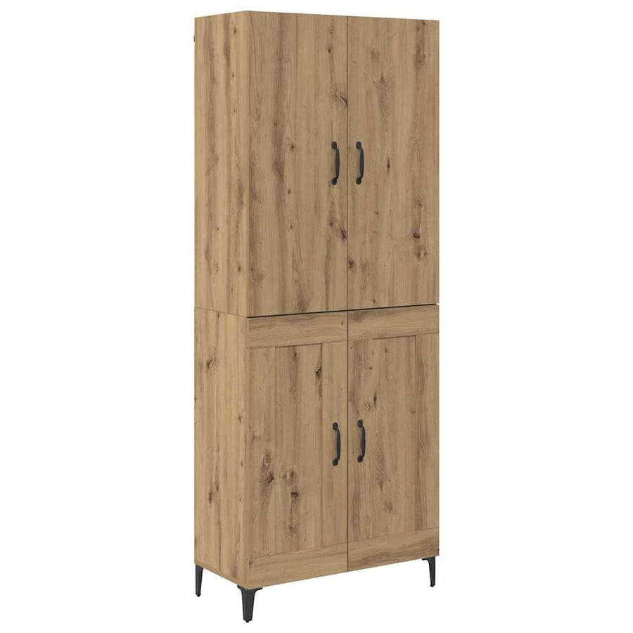 Highboard Artisan Eiken 69,5 x 34 x 180 cm Bewerkt hout