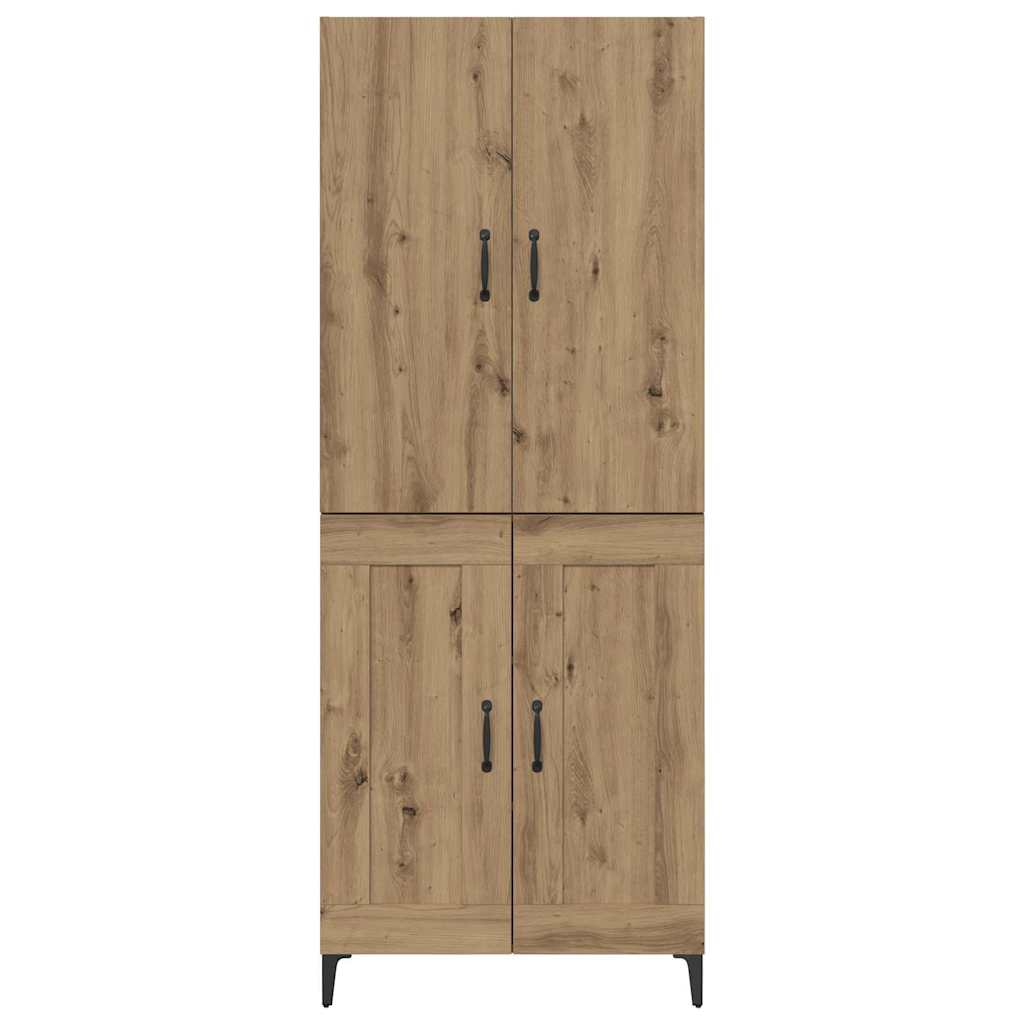 Highboard Artisan Eiken 69,5 x 34 x 180 cm Bewerkt hout