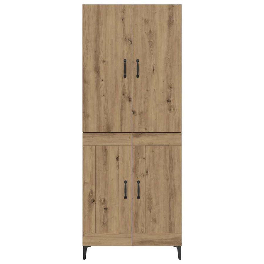 Highboard Artisan Eiken 69,5 x 34 x 180 cm Bewerkt hout