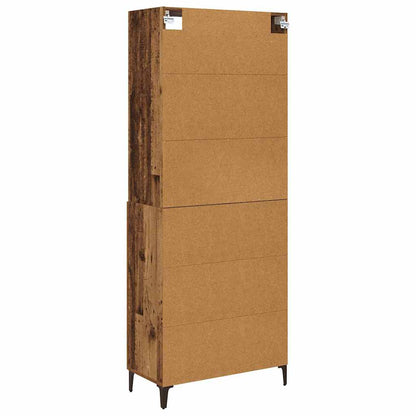 Dressoir Wandgemonteerd 2 pcs Oud hout Bewerkt hout