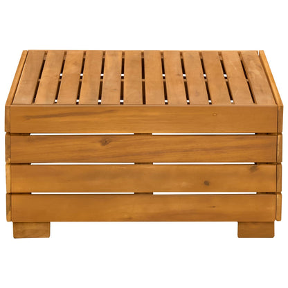 Tuin Bijzettafel Massief Acaciahout Bruin 60 x 60 x 30 cm