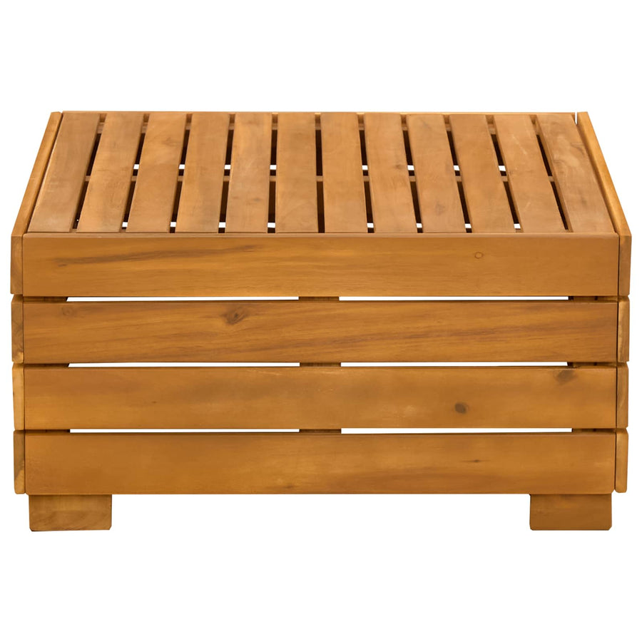 Tuin Bijzettafel Massief Acaciahout Bruin 60 x 60 x 30 cm