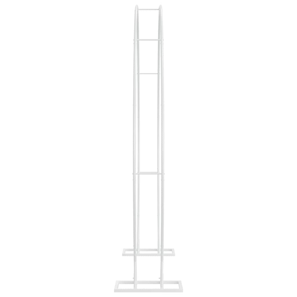 Trouwrand Wit 220 x 45 x 200 cm Staal