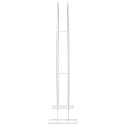 Trouwrand Wit 220 x 45 x 200 cm Staal