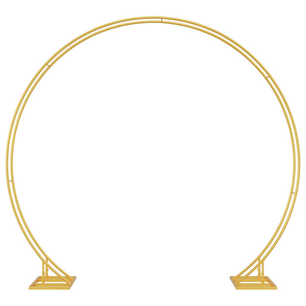 Trouwrand Goud 220 x 45 x 200 cm Staal