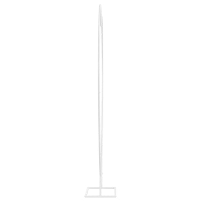 Trouwrand Wit 195 x 35 x 211 cm Staal