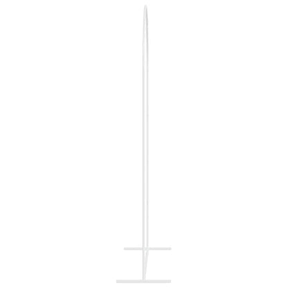 Trouwrand Wit 100 x 39 x 200 cm Staal