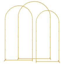 Trouwrand 3 pcs Goud Staal