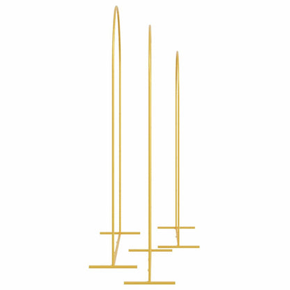 Trouwrand 3 pcs Goud Staal