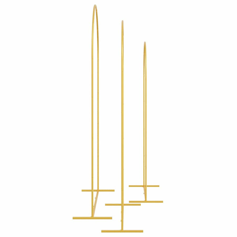 Trouwrand 3 pcs Goud Staal