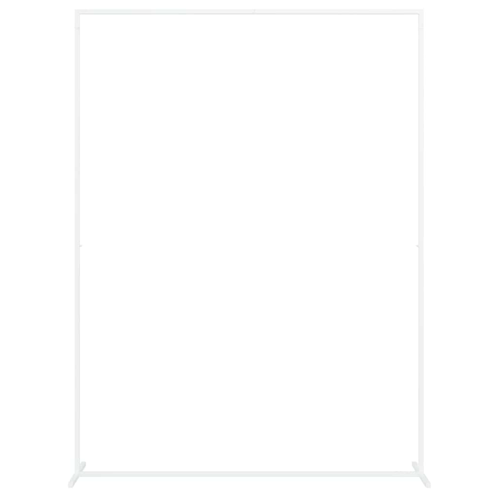 Trouwrand Wit 150 x 49,5 x 200 cm Staal