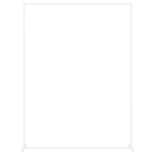 Trouwrand Wit 150 x 49,5 x 200 cm Staal