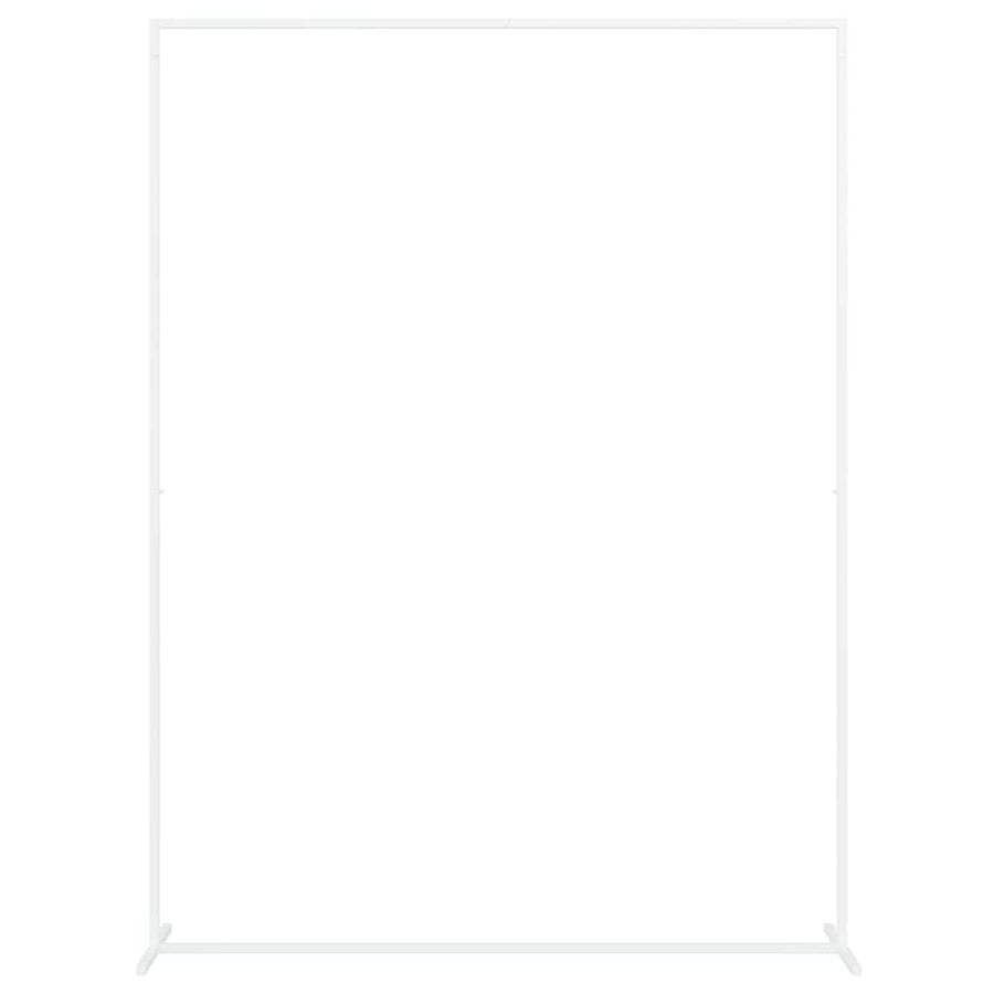 Trouwrand Wit 150 x 49,5 x 200 cm Staal