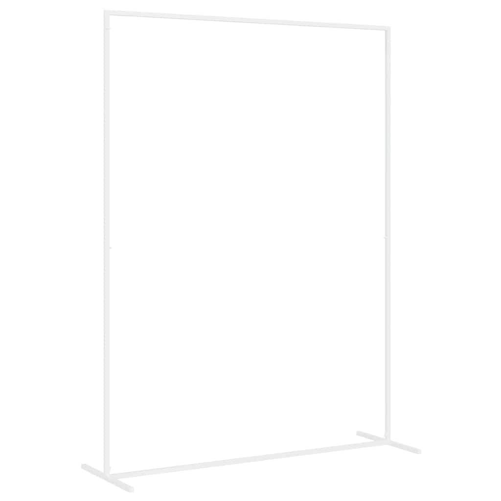 Trouwrand Wit 150 x 49,5 x 200 cm Staal