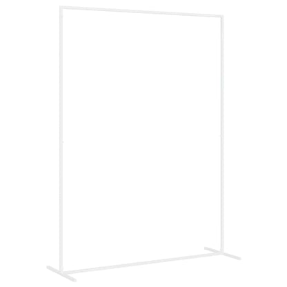Trouwrand Wit 150 x 49,5 x 200 cm Staal