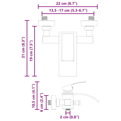 Douchemengkraan G 1 / 2 Inch Chroom zonder douchekop