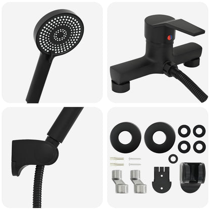 Doucheset G 1 / 2 Inch Koper Zwart met douchekop