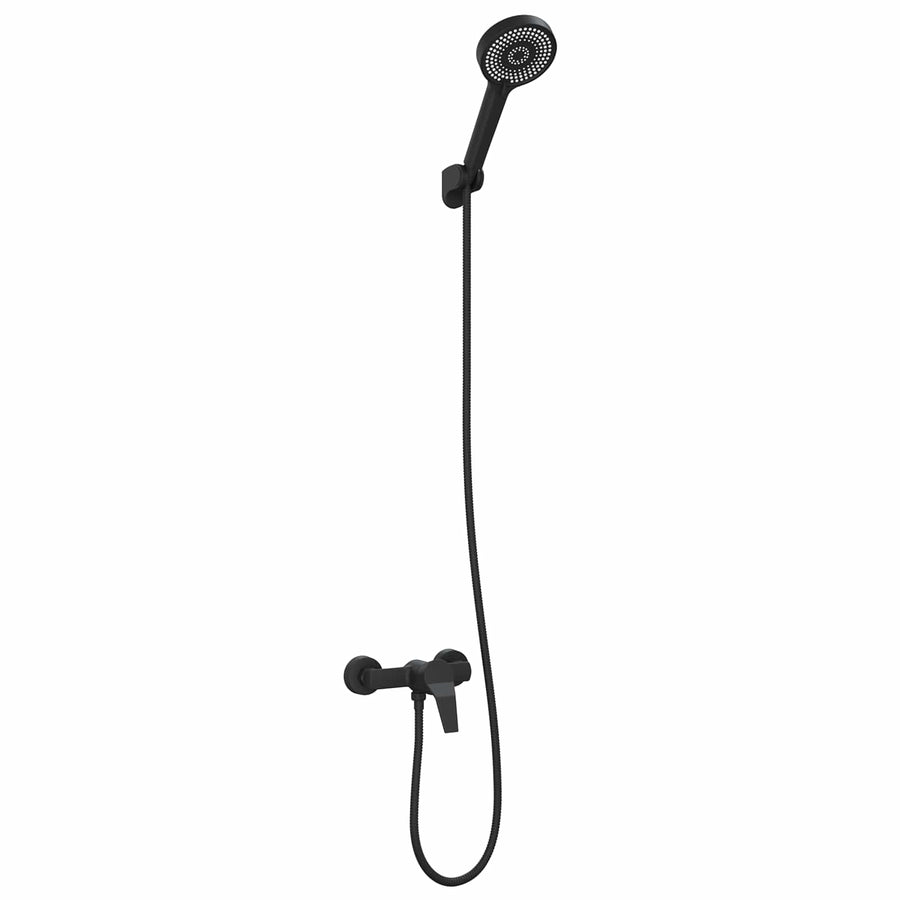 Doucheset G 1 / 2 Inch Koper Zwart met douchekop