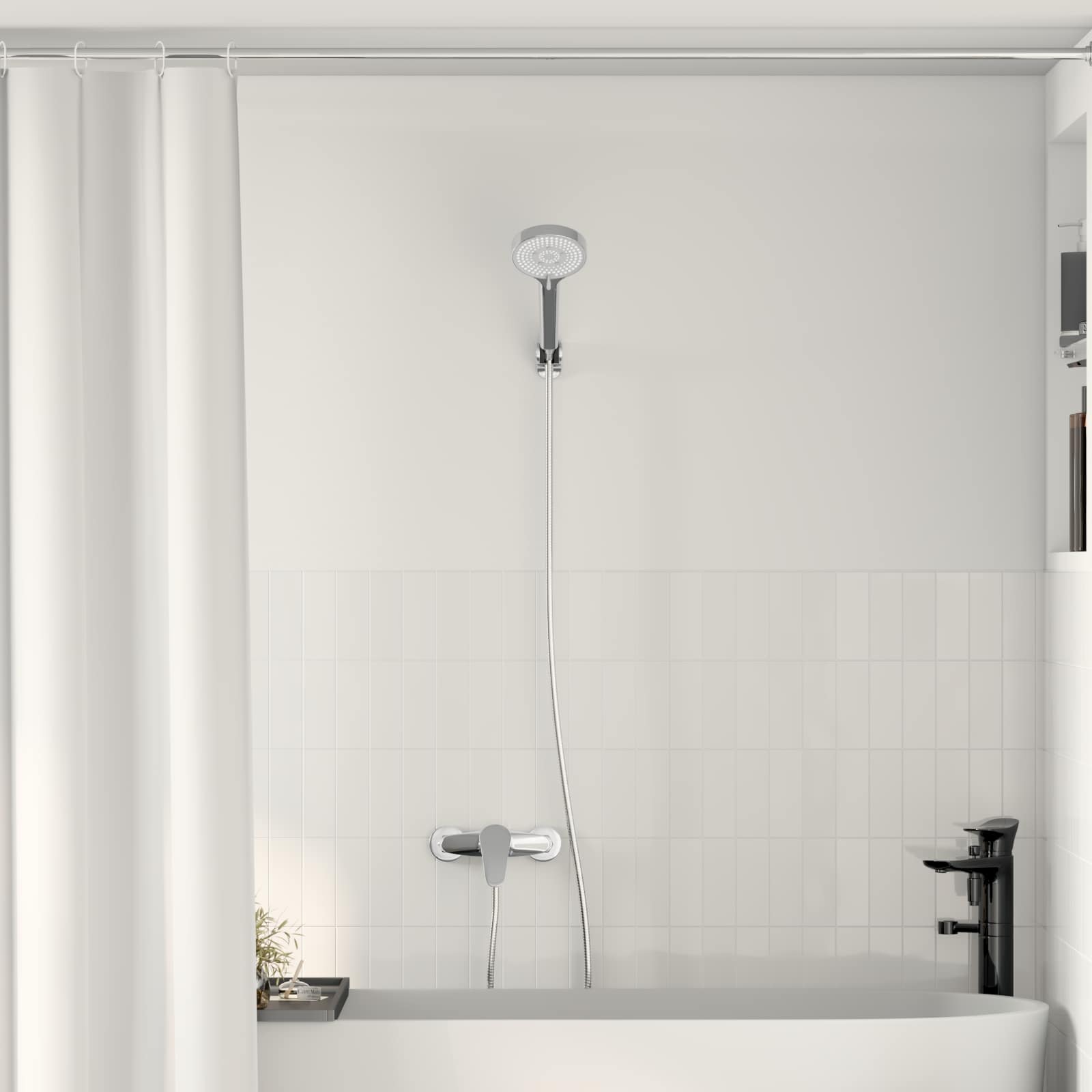 Doucheset G 1 / 2 Inch Chroom met douchekop