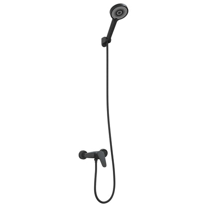Doucheset G 1 / 2 Inch Zwart met douchekop