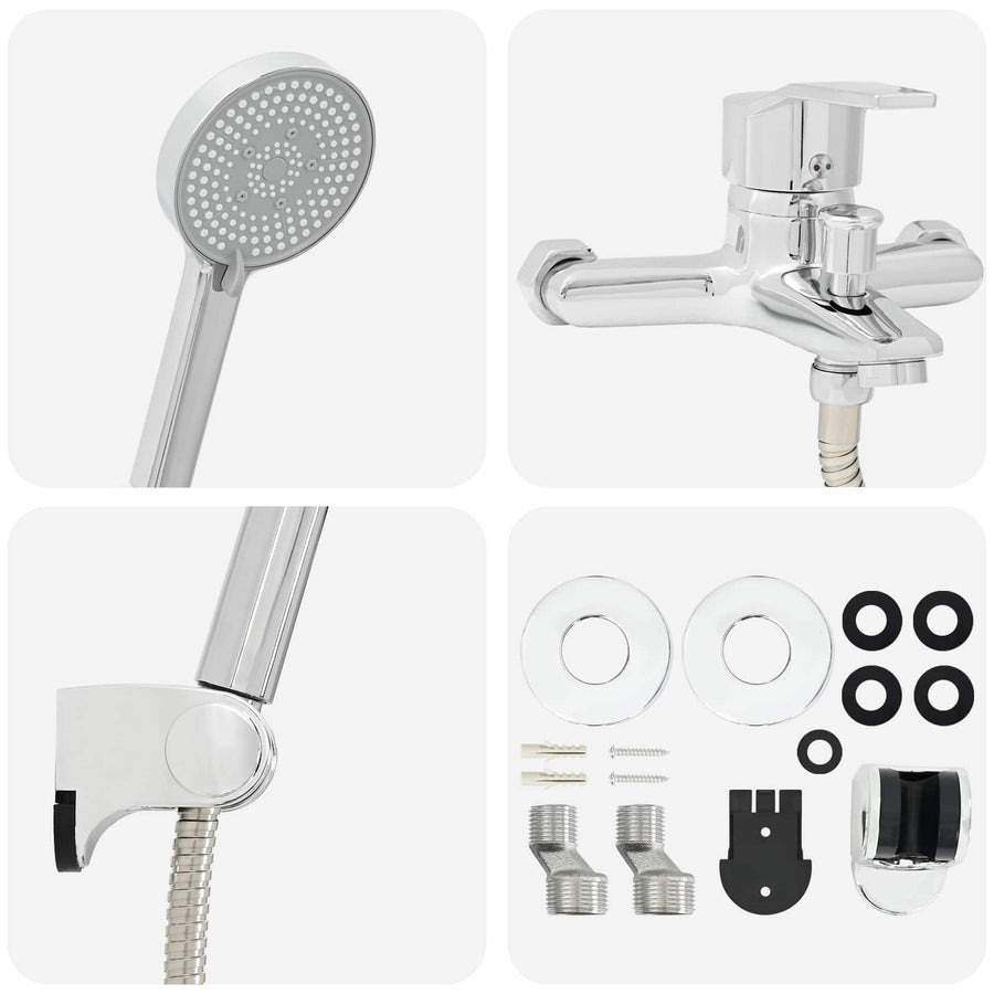 Doucheset G 1 / 2 Inch Chroom met douchekop