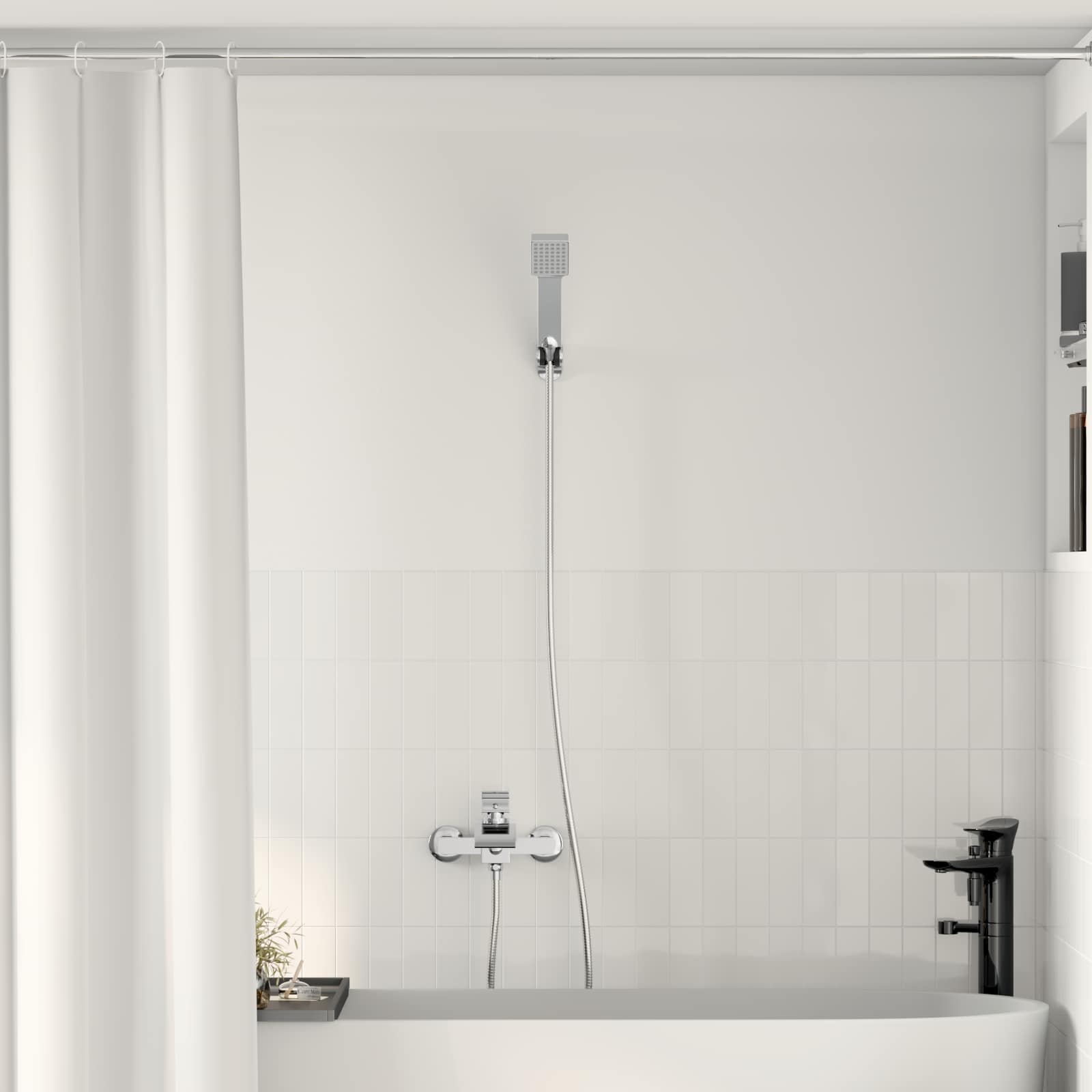 Doucheset G 1 / 2 Inch Chroom met douchekop