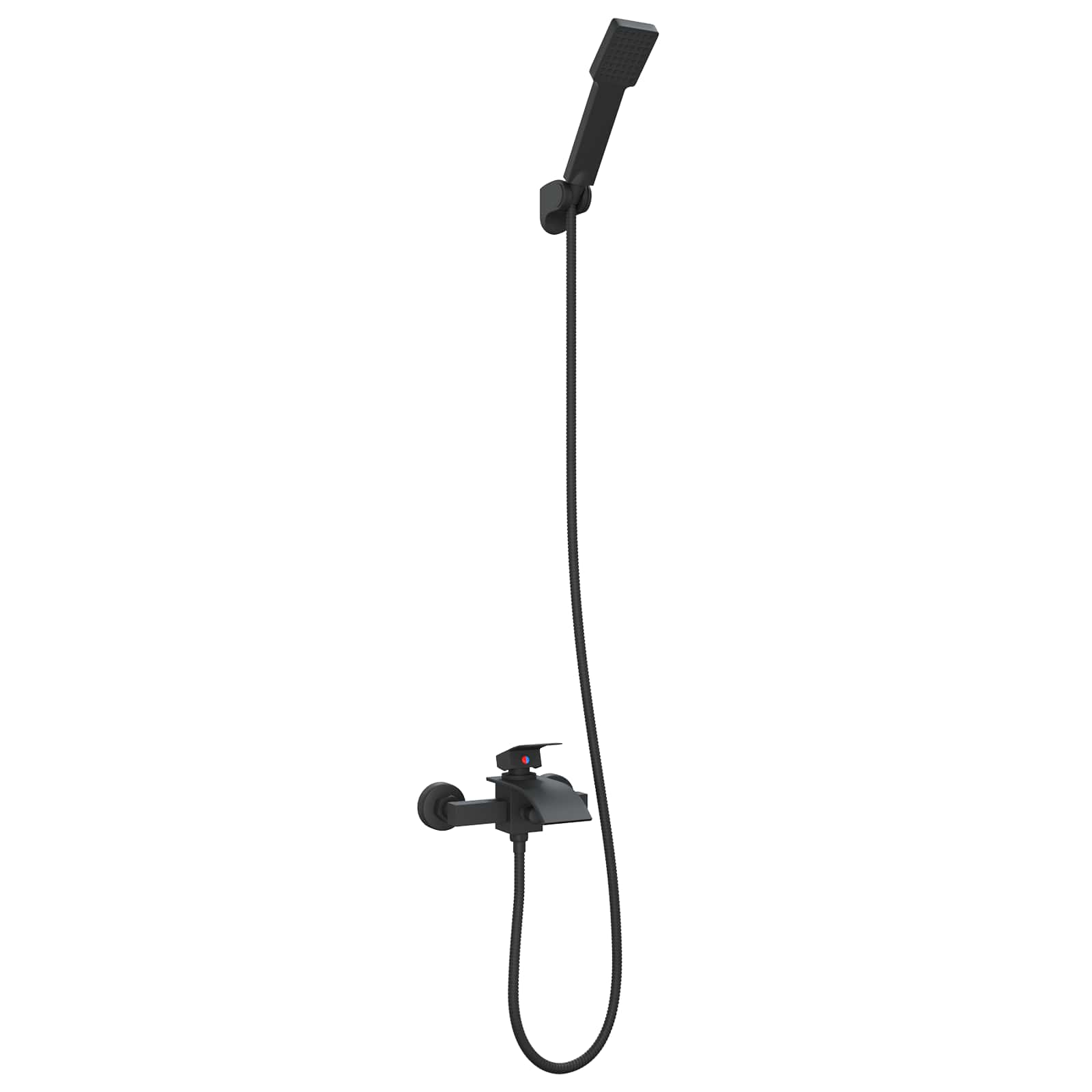 Doucheset G 1 / 2 Inch Zwart met douchekop