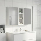 Bathroom Cabinet Set 3 pcs 80 x 10.5 x 50 cm Engineered Wood