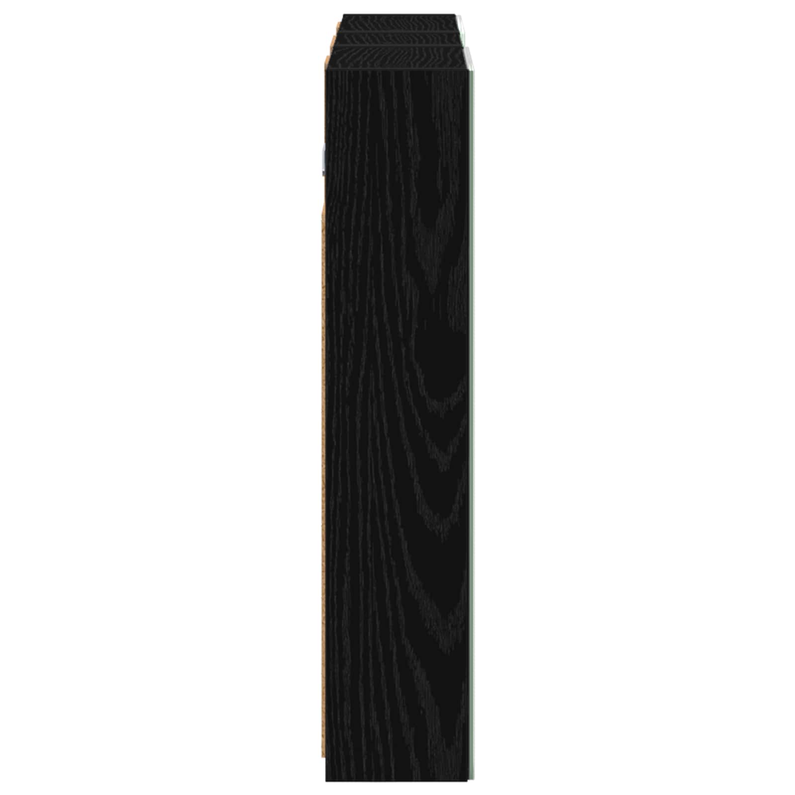 Badkamerkastenset 3 pcs 80 x 10,5 x 50 cm Bewerkt hout