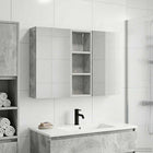 Bathroom Cabinet Set 3 pcs 80 x 10.5 x 50 cm Engineered Wood