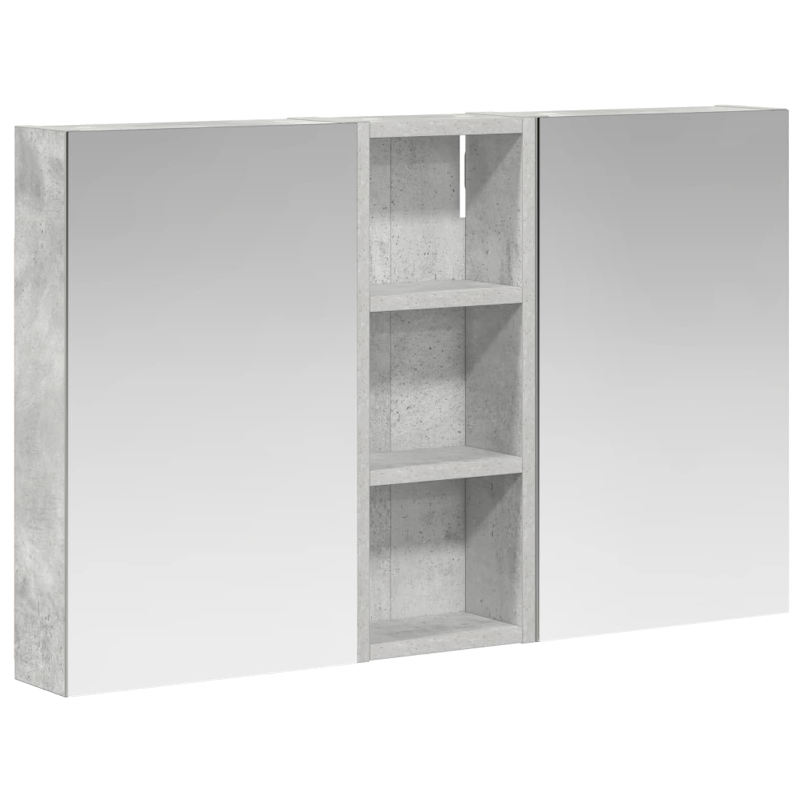 Badkamerkastenset 3 pcs 80 x 10,5 x 50 cm Bewerkt hout