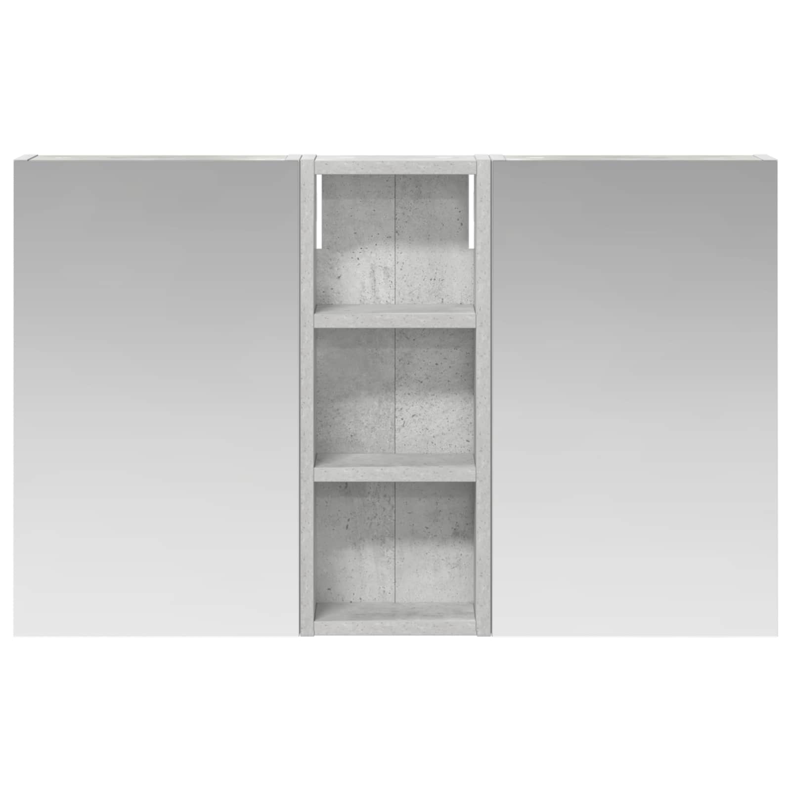 Badkamerkastenset 3 pcs 80 x 10,5 x 50 cm Bewerkt hout