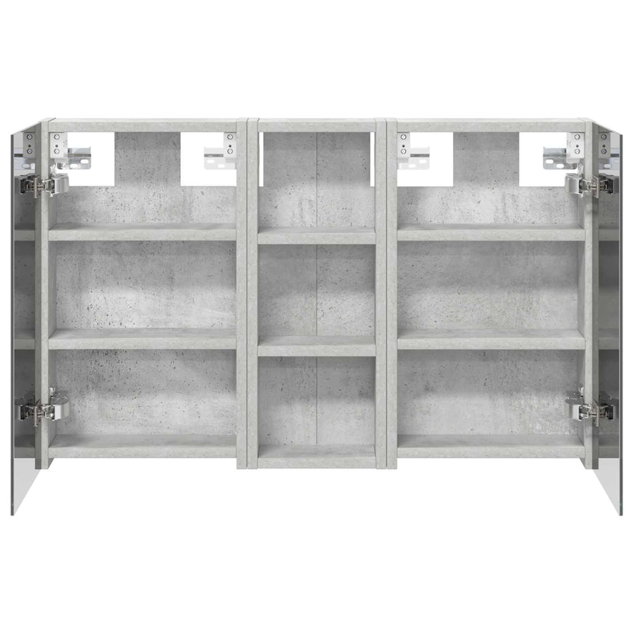 Badkamerkastenset 3 st 80 x 10,5 x 50 cm Bewerkt hout