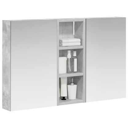 Badkamerkastenset 3 pcs 80 x 10,5 x 50 cm Bewerkt hout