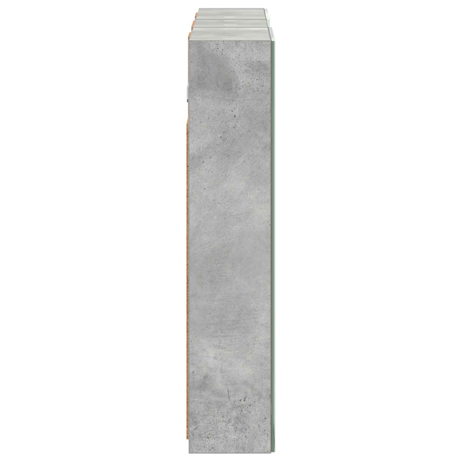 Badkamerkastenset 3 pcs 80 x 10,5 x 50 cm Bewerkt hout