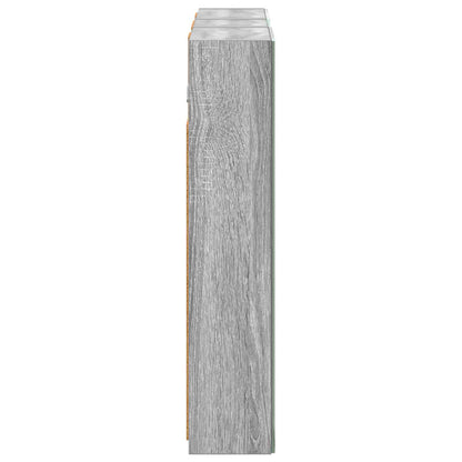 Badkamerkastenset 3 pcs 80 x 10,5 x 50 cm Bewerkt hout