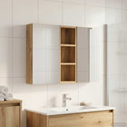 Bathroom cabinet set 3 pcs 80 x 10.5 x 50 cm Engineered wood