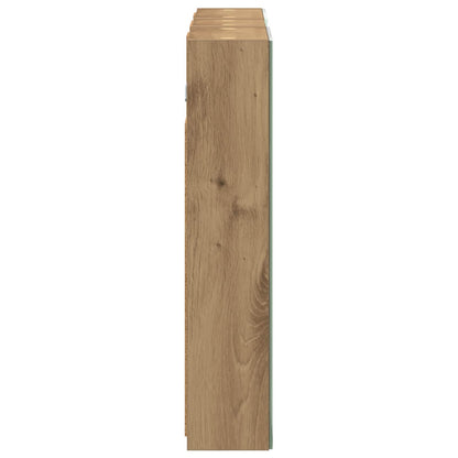 Badkamerkastenset 3 pcs 80 x 10,5 x 50 cm Bewerkt hout