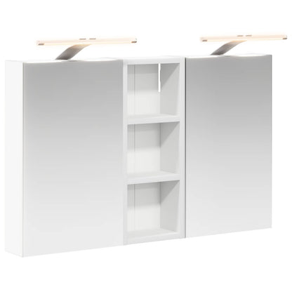 Badkamerkastenset 3 pcs 80 x 10,5 x 50 cm Bewerkt hout