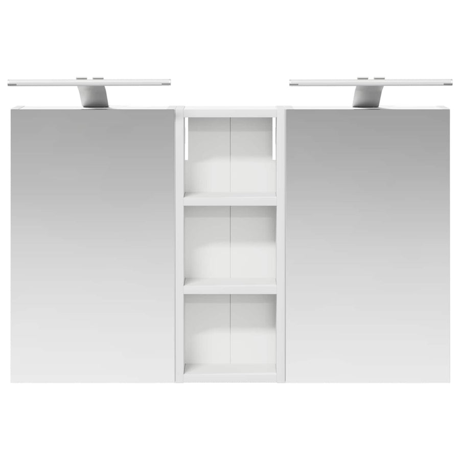 Badkamerkastenset 3 st 80 x 10,5 x 50 cm Bewerkt hout